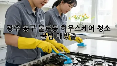 광주 동구 불로동 하우스케어, 청소 꿀팁 대방출!